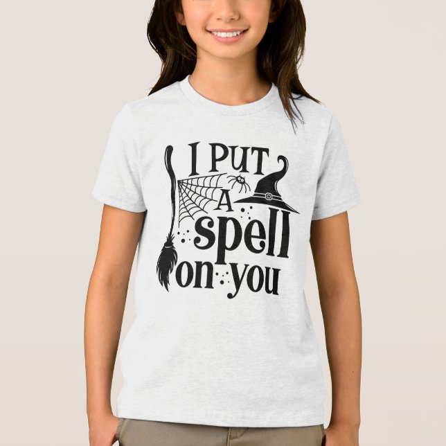 "I Put A Spell On You" Tri-Blend Shirt (Front)