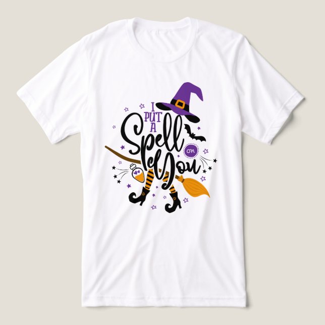 I Put A Spell On You Tri-Blend Shirt (Design Front)