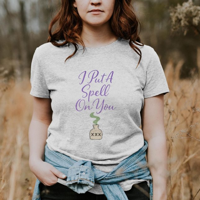 I Put a Spell On You Witchy Halloween Shirt Cute (Creator Uploaded)