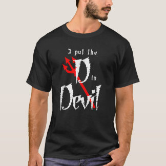 I put D in Devil Halloween Matching Couple Boyfrie T-Shirt