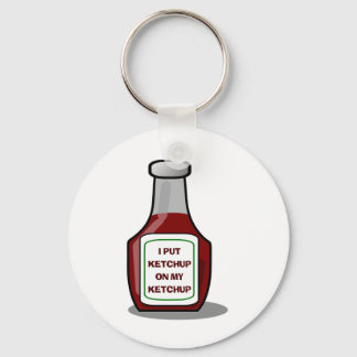 I put ketchup on my ketchup keychain