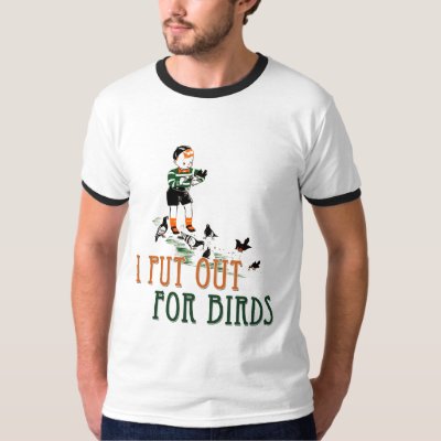 I Put Out For Birds (little boy) T-Shirt