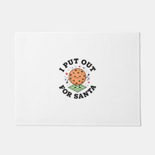 I Put Out For Santa Cookie Christmas Doormat