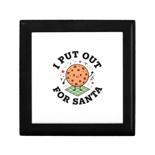 I Put Out For Santa Cookie Christmas Gift Box