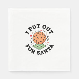 I Put Out For Santa Cookie Christmas Napkins