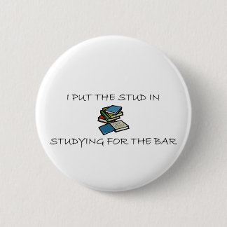 I Put The Stud In Studying For The Bar Button