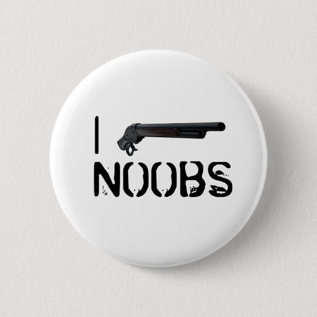 I Pwn Noobs Pinback Button (Front)