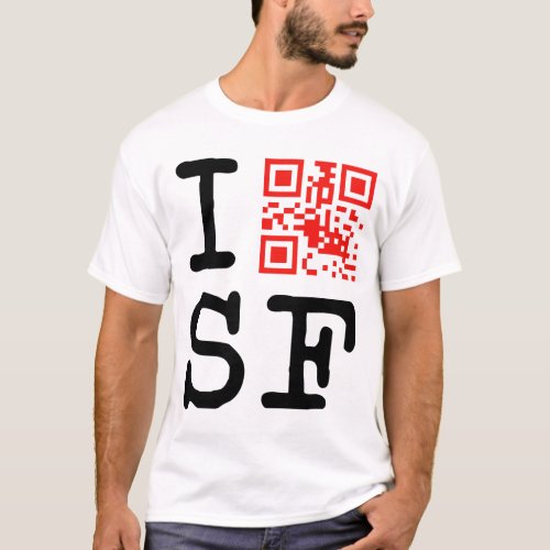 I QRCODE SF T_Shirt