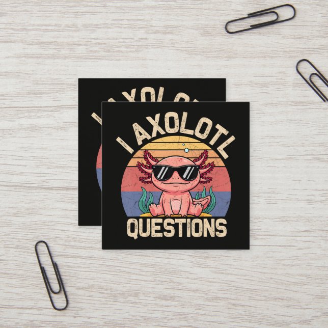 I Questions Youth Square Business Card (Front/Back In Situ)