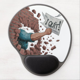 I Quit Gel Mouse Pad