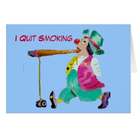 I Quit Smoking Card (Front Horizontal)