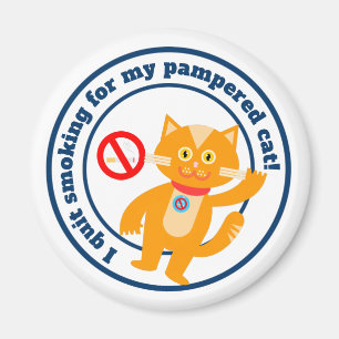I quit smoking for my cat magnet