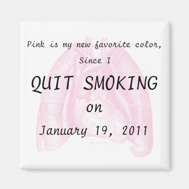 I quit smoking magnet (Front)