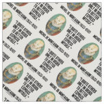 I Quote Others Better Express Myself de Montaigne Fabric