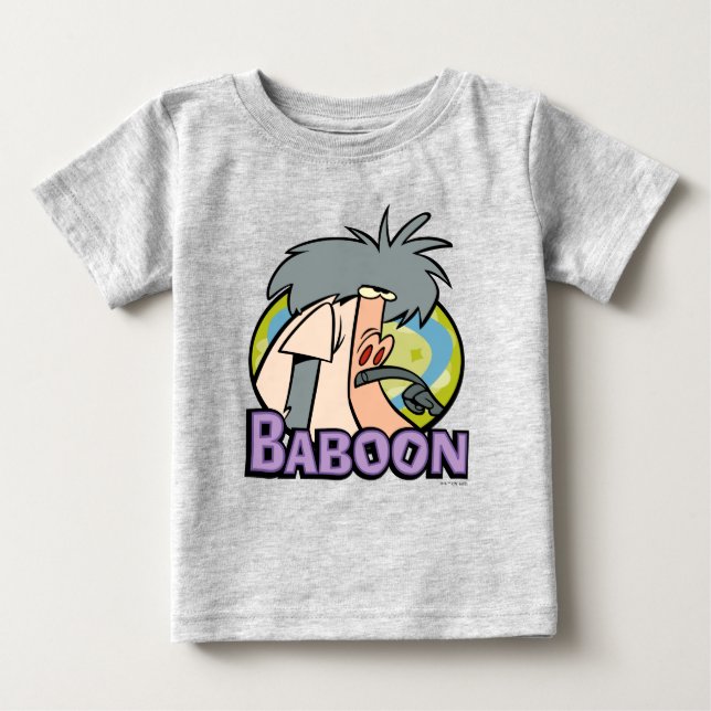 I.R. Baboon Character Badge Baby T-Shirt (Front)