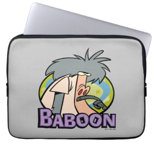 I.R. Baboon Character Badge Laptop Sleeve