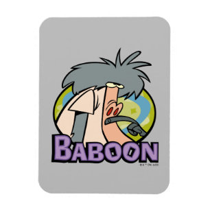 I.R. Baboon Character Badge Magnet