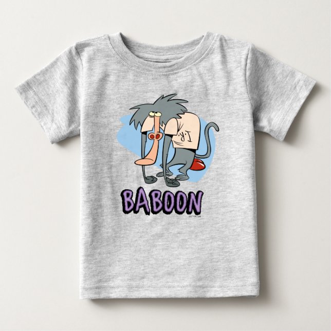 I.R. Baboon Character Graphic Baby T-Shirt (Front)