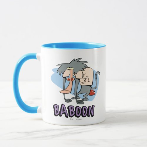 IR Baboon Character Graphic Mug