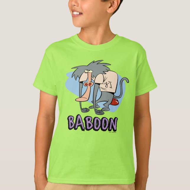 I.R. Baboon Character Graphic T-Shirt (Front)