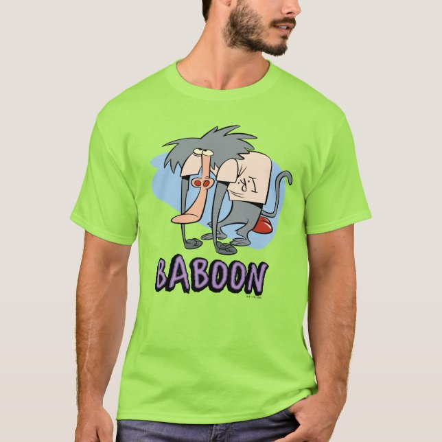 I.R. Baboon Character Graphic T-Shirt (Front)