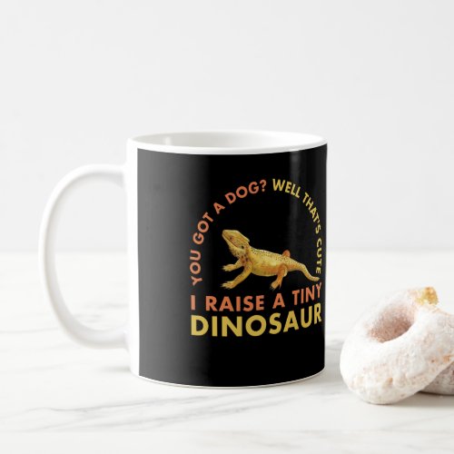 I Raise A Tiny Dinosaur Lizard Reptiles Coffee Mug