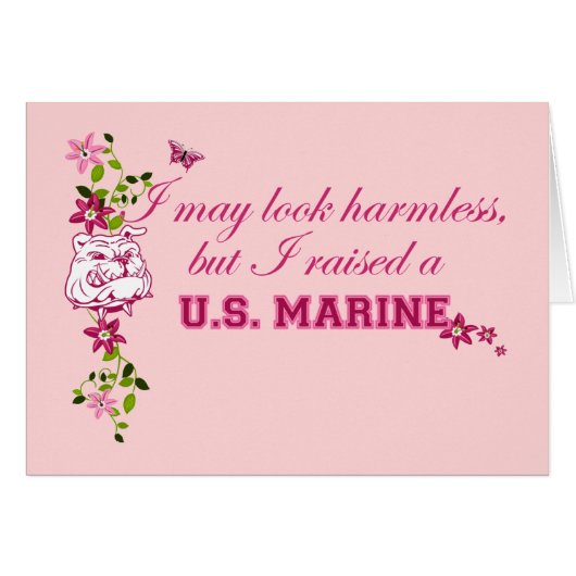 I Raised A Marine Cards (Front Horizontal)