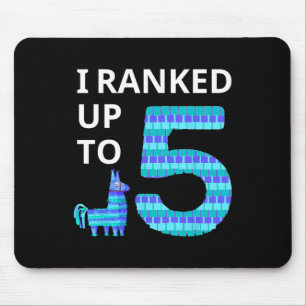 I Ranked Up To 5 Birthday Video Game Llama Piñata Mouse Pad