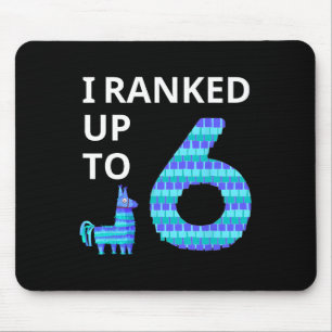 I Ranked Up To 6 Birthday Video Game Llama Piñata Mouse Pad
