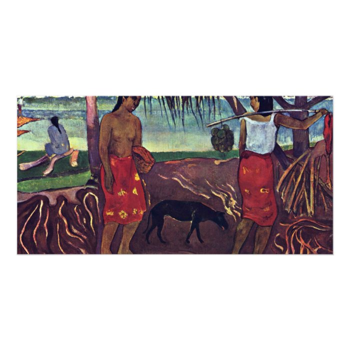 Raro Te Oviri By Gauguin Paul (Best Quality) Photo Card
