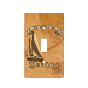 I Rather Be Sailing Light Switch Cover