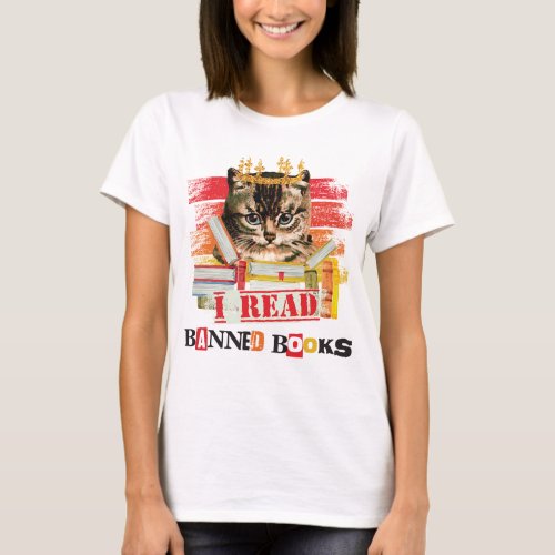I READ BANNED BOOK READING SHIRT