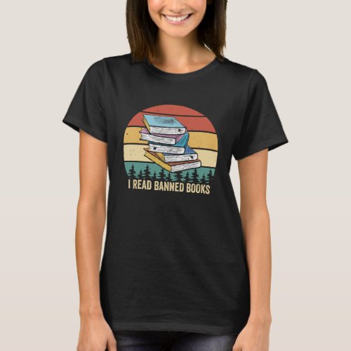 I read Banned Book  Retro Vintage T_Shirt