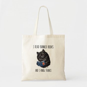 I Read Banned Books And I Know Things Louis Wain  Tote Bag by Everything_Ephemera at Zazzle
