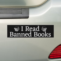 I Read Banned Books Black and White