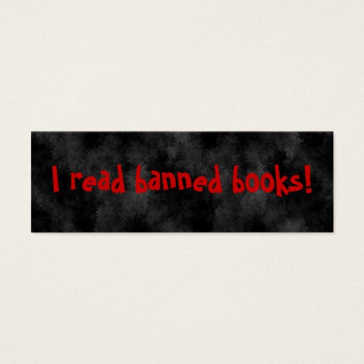 I read banned books Bookmarks (Front)