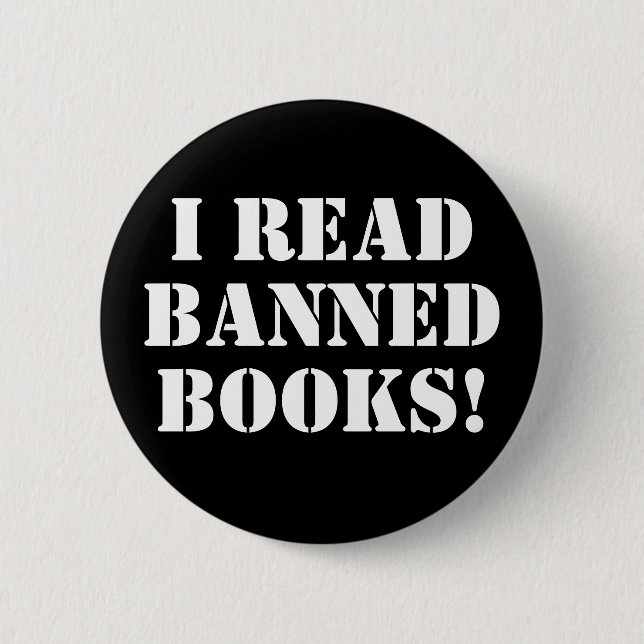 I Read Banned Books! Button (Front)