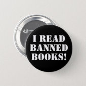 I Read Banned Books! Button (Front & Back)
