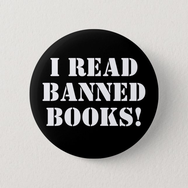 I Read Banned Books! Button (Front)