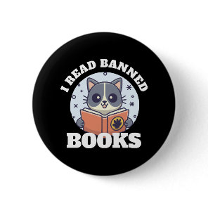 I read banned books button