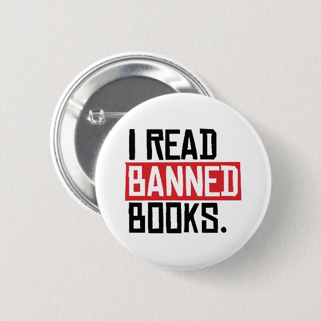 I Read Banned Books Button (Front & Back)