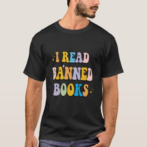 I Read Banned Books Costume Week Librarian Reader  T_Shirt