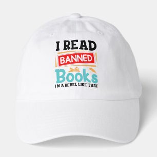I Read Banned Books Librarian Reader Hat