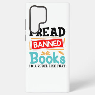 I Read Banned Books Librarian Reader Samsung Galaxy S22 Ultra Case