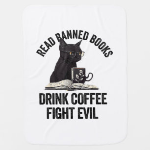 I Read Banned Books Lover BookWorm Love Banned Boo Baby Blanket