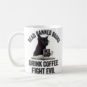 I Read Banned Books Lover BookWorm Love Banned Boo Coffee Mug