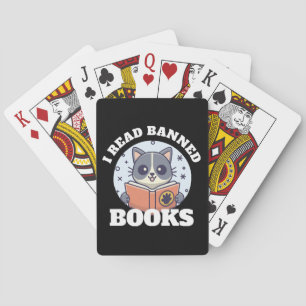 I read banned books poker cards