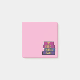 I Read Banned Books Post-it Notes