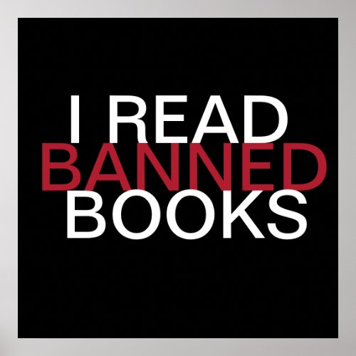 I Read Banned Books Poster