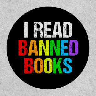 I Read Banned Books Rainbow Patch